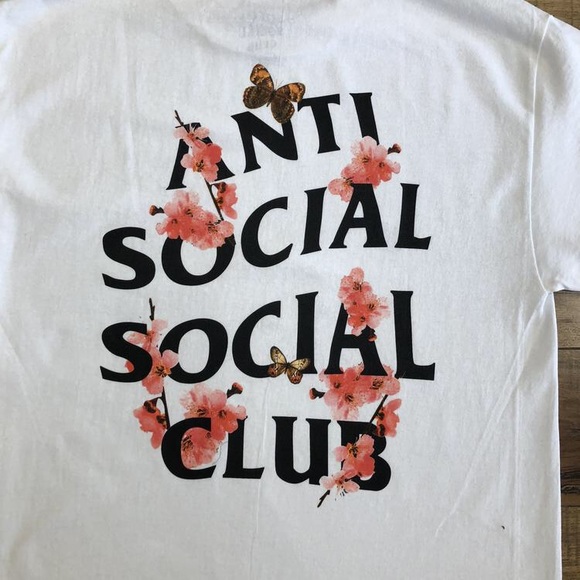 Anti Social Social Kkoch White T Shirt 